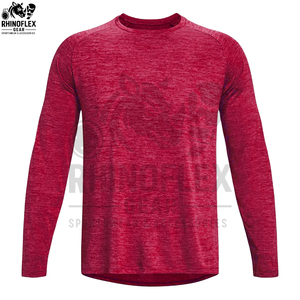 Camiseta Casual de Manga Larga RHINOFLEX GEAR Personalizada para Hombre y Mujer, 220g, Mezcla de Poliéster/Algodón, Antiarrugas, Secado Rápido y Transpirable - Product Image 5