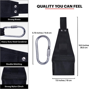 Correas Abdominales Acolchadas de Nylon Elite con Barra de Tracción, Resistentes, para Ejercicios Abdominales Colgantes, Entrenamiento de Fuerza del Core, Levantamiento de Piernas Vertical, Equipo de Gimnasio - Product Image 3