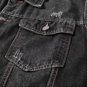 Chaleco Vaquero para Hombre de Diseño Personalizado de Alta Calidad, 100% Algodón, Secado Rápido, Transpirable, Estilo Urbano de Invierno, de Fábrica - Product Image 5