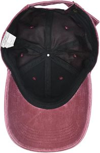 Washed Plain Polyester Corduroy Baseball <b>Cap</b> with Argyle Pattern Breathable & <b>Waterproof</b> Custom Design Casual Wear for Adults - Product Image 5