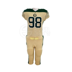 Uniforme de football américain fabriqué professionnel uniforme de football américain anti-rides durable pour les hommes - Product Image 1