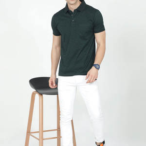 เสื้อโปโลผู้ชายไซส์ใหญ่ สไตล์อเมริกัน สำหรับฤดูร้อน รุ่นใหม่ล่าสุด เป็นมิตรต่อสิ่งแวดล้อม - Product Image 4