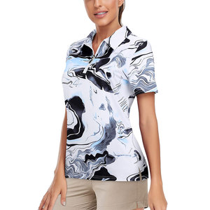 Collection de vêtements de sport à séchage rapide de qualité supérieure pour femmes, polos imprimés avec impression de logo personnalisé pour la vente en ligne - Product Image 1