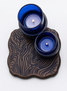 Round Wooden <b>Tea</b> <b>Light</b> Holder Handmade Home Decor <b>Christmas</b> - Product Image 3