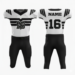 Uniforme de football américain en tissu extensible antibactérien, logo personnalisé, uniforme de football américain - Product Image 3