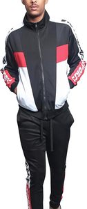 Men's Color block Stripe Tracksuits <b>Sets</b> - Product Image 3