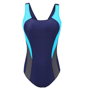 Traje de Baño de Una Pieza para Mujer, Tirantes Finos, Corte Cuadrado, Diseño Personalizado, Transpirable, de Poliéster - Product Image 1