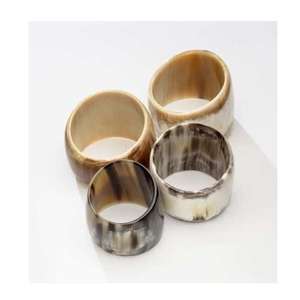 Anillo para Servilletas de Cuerno de Búfalo Vintage para Decoración de Mesa de Boda - Product Image 1