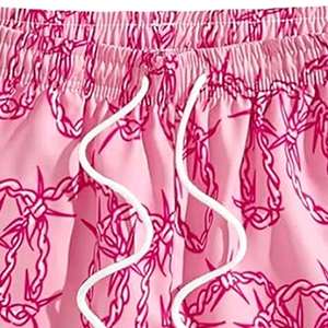 Pantalones Cortos de Baloncesto Sublimados con Estampado Gráfico Completo Personalizados de Alta Calidad para Hombre, de Malla de Poliéster de Doble Capa con Estampado Superior Sólido - Product Image 3