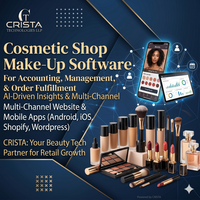 Software de Maquillaje para Tiendas de Cosméticos con Contabilidad y Gestión de Pedidos, Diseño de Sitios Web, Aplicaciones Móviles Android iOS, Wordpress, Shopify, IA