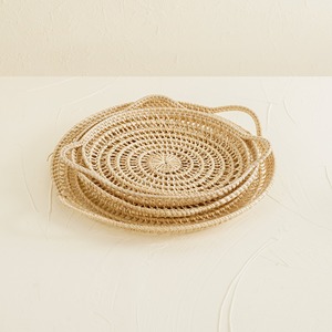 ถาดเสิร์ฟขนมปังผลไม้พร้อมที่จับถาดหวายขนาดเล็กสำหรับตกแต่ง - Product Image 3