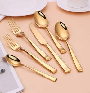 ชุดช้อนส้อมสำหรับรับประทานอาหารยามค่ำคืน ดีไซน์หรูหรา แรงบันดาลใจจากร้านเสริมสวยยามเที่ยงคืน เหมาะสำหรับการจัดเลี้ยงอย่างมั่นใจและสร้างบรรยากาศการรับประทานอาหารแบบสังสรรค์ - Product Image 1