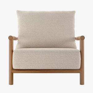 Outdoor Furniture Outdoor <b>Sofas</b> Patio Garden <b>Sofa</b> Chairs Furniture Living Room Teak Wood with Cushions - Matira - Product Image 4