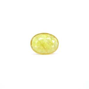 3 Carat Oval Cut Yellow Sapphire Loose Gemstone 6mm for Fine Jewelry - Product Image 1