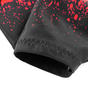 Red Black Splatter Half Finger Billiards <b>Glove</b> Unisex Billiard <b>Pool</b> <b>Gloves</b> Three Fingers Durable Double Stitching Snooker Cue - Product Image 5