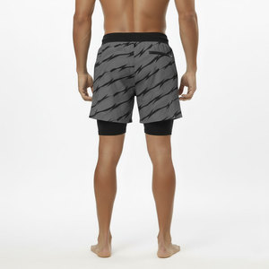 Trending Double <b>Layer</b> Men's Shorts with Customized Design Print Non woven Eco-Friendly Polyester Fabric - Product Image 2