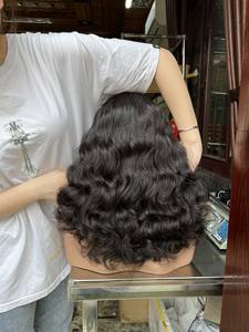 Pelucas de encaje frontal Cabello humano vietnamita virgen Calidad Pelucas de encaje frontal Color natural Precio al por mayor - Product Image 6