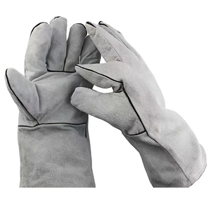 Gants de sécurité de qualité supérieure, nouvelle arrivée, en cuir de vachette pleine fleur, thermiques, longueur poignet, pour la lutte contre les incendies et le soudage TIG - Product Image 1