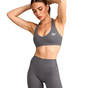 Ensemble de yoga pour femmes, vêtements de sport personnalisés, tenue d'entraînement deux pièces, tissu extensible, respirant, séchage rapide, vêtements de sport pour la salle de sport - Product Image 1