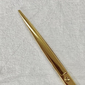 Ensemble de ciseaux droits professionnels en acier inoxydable japonais poignée décalée conception droitière certifiée ISO9001 pour le toilettage des animaux de compagnie - Product Image 5