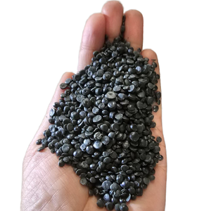 Granulés de résine HDPE noirs recyclés 100 mesh, qualité moulage par injection, sac de 25 kg, sac doré, partenariat limité TH;59 - Product Image 5