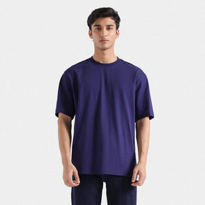 Camisetas de Alta Calidad 100% Algodón Ecológicas Transpirables de Corte Regular Personalizables con Logotipo Tallas Personalizadas Impresión Serigráfica - Product Image 1