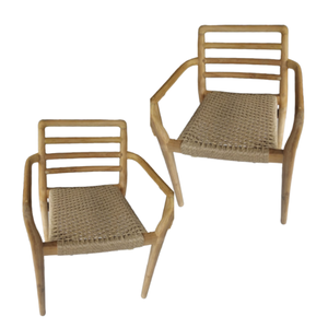 Produit de bonne qualité chaises de salle à manger en rotin chaises en rotin pour meubles de patio design moderne prix de gros - Product Image 2