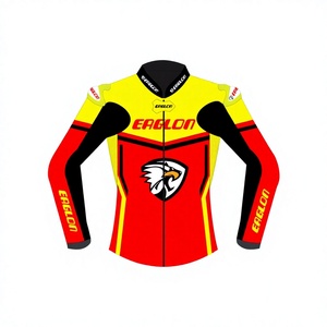 <b>Mens</b> Custom Cowhide Leather <b>Jacket</b>/Chaqueta CE Level 2 Armor Motorcycle Track Racing <b>Biker</b> with Speed Hump OEM Protector - Product Image 1
