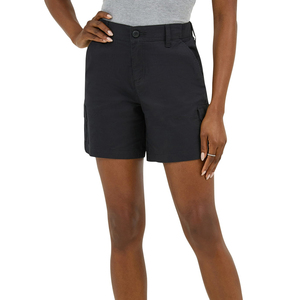 Shorts Cargo de Cintura Alta para Mujer, Color Sólido, con Bolsillos, Cierre de Botones, Estilo Casual, Tejido de Poliéster Transpirable - Product Image 1