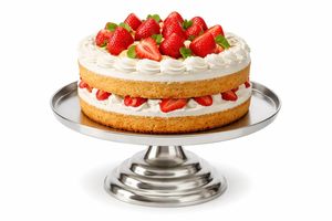Best Aluminium <b>Cake</b> <b>Stand</b> Durable <b>Rotating</b> Pedestal for Wedding Birthday & Party Dessert Display At Bulk Export Price - Product Image 5