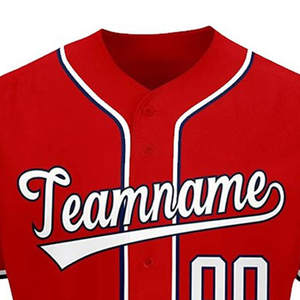 Wholesale Sublimated Baseball Jersey Shirt Street Style Youth Unisex Custom <b>Button</b> Up Embroidery Baseball Jerseys Printed Sports - Product Image 4