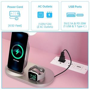 7 Drawer 4 Shelf Pink Particleboard Dressing Table Set with 10 Three Tone Light Bulbs and Power Strip Grille Makeup Vanities - Product Image 5