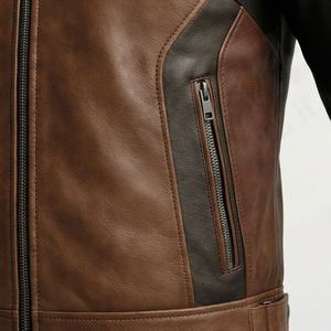 Veste de moto en cuir véritable pour homme de qualité supérieure, nouvelle arrivée, vestes de moto d'hiver, protections amovibles, personnalisables - Product Image 5