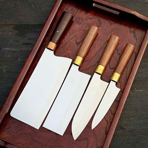 Juego de Cuchillos de Chef de Acero Damasco de 5 Piezas, Estilo Japonés, Hechos a Mano, con Mangos Ambidiestros, Alta Calidad, Origen Pakistán, Regalo - Product Image 6