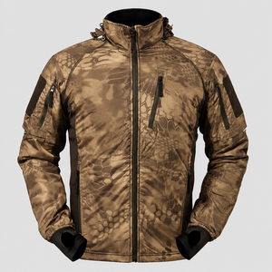 Casual Style Custom Woodland <b>Camo</b> Hood Tactical <b>Jacket</b> Outdoor Softshell Style Utility Windbreaker <b>Jackets</b> & Pants Tracksuit USA - Product Image 1