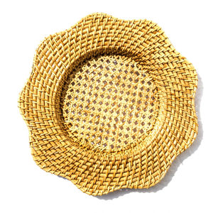 Sets de table ronds modernes et écologiques en jacinthe d'eau tressée à la main pour la décoration de table de fête/dîner et la maison - Product Image 6