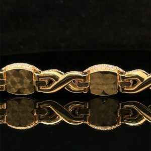 Bracelet de mode moderne en argent 925 avec diamant Moissanite taille ronde VVS, serti à la main, style Hip Hop, bijoux de luxe personnalisés et scintillants - Product Image 4