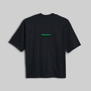 เสื้อยืดโอเวอร์ไซส์ ผ้าหนา พิมพ์ลายกราฟิก ทรงไหล่ตก - ซื้อเสื้อยืดผู้ชายผ้าฝ้ายคุณภาพสูงเนื้อหนัก - Product Image 5