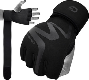 Classic <b>Black</b> Boxing Inner <b>Gloves</b> with Wrist Strap Breathable Hand Wrap Training <b>Gloves</b> Custom Logo Sports Protection <b>Gloves</b> - Product Image 1