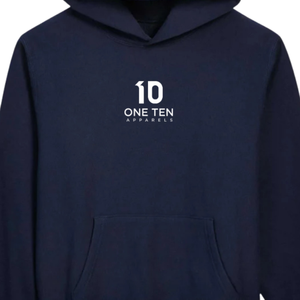 <b>Men</b> Relaxed Fit <b>Fleece</b> Hooded Sweatshirt <b>Navy</b> Color Soft Warm Hoodie Casual Pullover Long Sleeve Premium Comfort Streetwear - Product Image 3