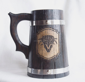 Solid Wood <b>Insulated</b> Coffee <b>Mug</b> Handmade Wooden Cup with Unique Design EcoFriendly Made in India - Product Image 3