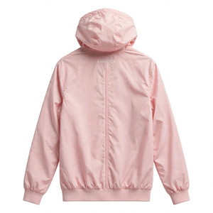 Unisex Custom Color Hooded Windproof <b>Jacket</b> Casual <b>Zipper</b> Closure Solid Color Polyester Spring Lightweight <b>with</b> <b>Pockets</b> - Product Image 2