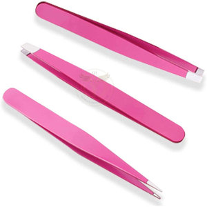 Juego de Pinzas para Cejas Profesionales de Acero Inoxidable, 3 Piezas, Juego de Pinzas Personalizables - Product Image 1