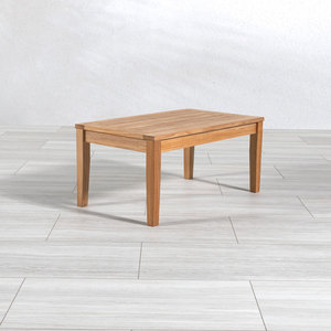 โต๊ะกลางไม้สักทำมือ ทนทาน เป็นมิตรกับสิ่งแวดล้อม สไตล์โมเดิร์นมินิมอล สำหรับวิลล่าร่วมสมัยและระเบียงโรงแรม - Product Image 4