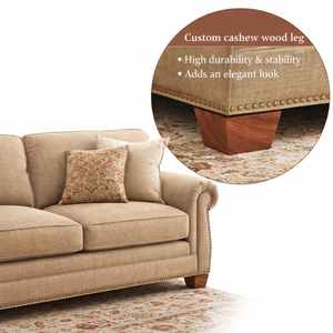 ขาโซฟาไม้เนื้อแข็งพร้อมน็อตยึด ขาเฟอร์นิเจอร์ไม้ทรงสี่เหลี่ยมสำหรับเปลี่ยนขาโซฟา ตู้ โรงงาน รับผลิตแบบ OEM - Product Image 3