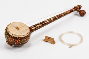 Ektara Gopichand artisanal de qualité supérieure, instrument folklorique indien à une seule corde, avec corps en bois traditionnel peint à la main et coloré - Product Image 6
