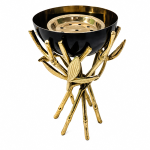 Attractive Arabic Gold Metal Bakhoor Burner Hammered Mabkhara Oud <b>Incense</b> <b>Holder</b> for Ramadan Home Decor Wholesale Price - Product Image 3
