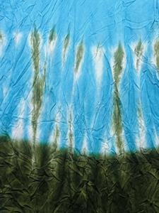 เสื้อทูนิคโบโฮแขนกุดสีฟ้าและเขียวสำหรับผู้หญิง คอทรงโอ |   ชุดเดรสลำลองทรงหลวมสไตล์เก๋ไก๋สำหรับฤดูร้อน - Product Image 3