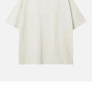 T-shirts Homme Grande Taille Personnalisés 240g Oversize Unis Anti-Plis 100% Coton Manches Courtes Vintage Délavé à la Pierre - Product Image 4