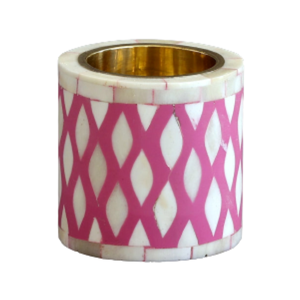 Quemador de incienso hecho a mano con incrustaciones de hueso, diseño floral en blanco y negro, difusor aromático para uso en todas las estaciones. - Product Image 4
